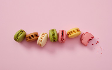 Macaroons close-up