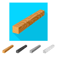 Vector illustration of timber and piece logo. Set of timber and section  stock vector illustration.