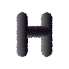 Fluffy Colored Letters