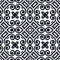 Seamless geometric modern art deco pattern background