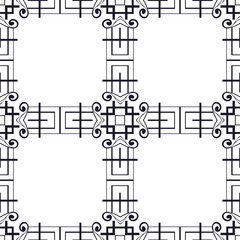 Obraz premium Seamless geometric modern art deco pattern background