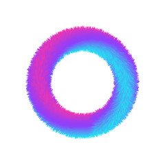 Fluffy Colored Letters