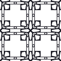 Abstract pattern in arabian style. Seamless vector background. Graphic modern art deco pattern