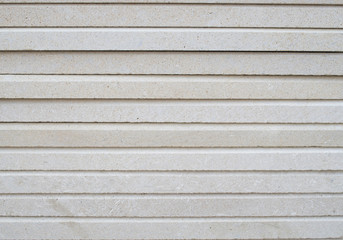 Stack of sliced stone for cladding