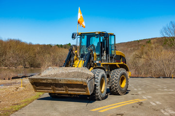 Frony End Loader at construction site