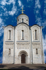 St. Demetrius cathedral. City of Vladimir, Russia. Years of construction 1194 - 1197