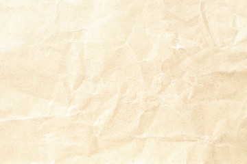Crumpled brown paper texture