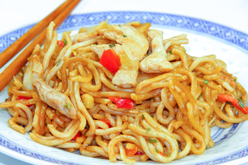 nouille chinoise au poulet 