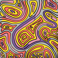 Fototapeta na wymiar finger print colors full abstract art background