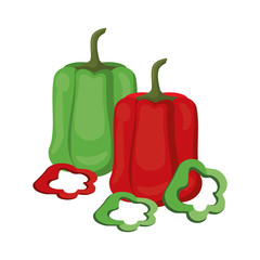 Fresh vegetables cartoon