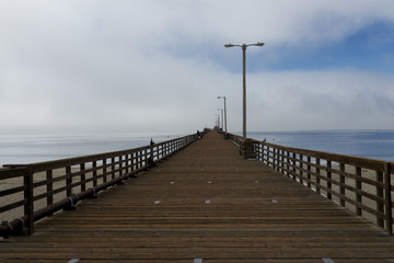 Fototapeta na wymiar pier in Avila Beach California USA