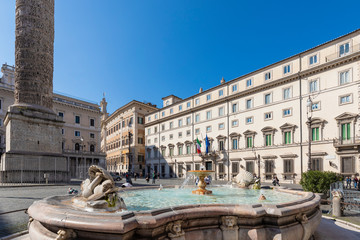 Palazzo Chigi in Rome, Italy