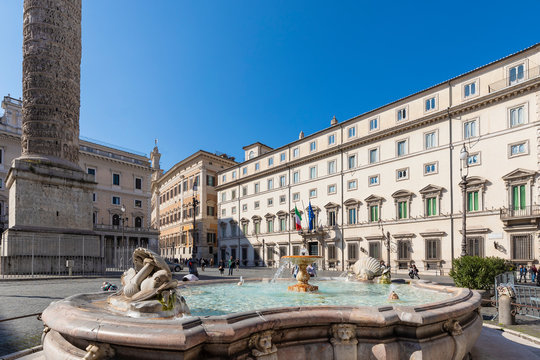 Palazzo Chigi In Rome, Italy