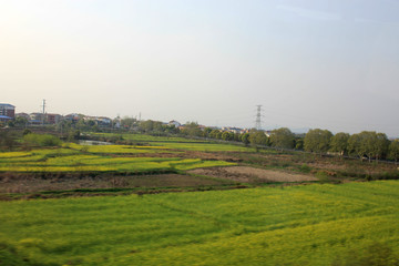 Fototapeta premium China's high-speed railway construction scene