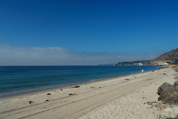 beach and sea in Malibù California USA