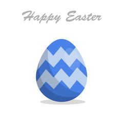 Cute, fun easter eggs cartoon illustration pattern