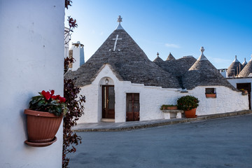 Antique italian house Trulli, Alberobello, Puglia - Italy