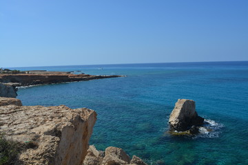 Impresionante azul de las Playas de Chipre