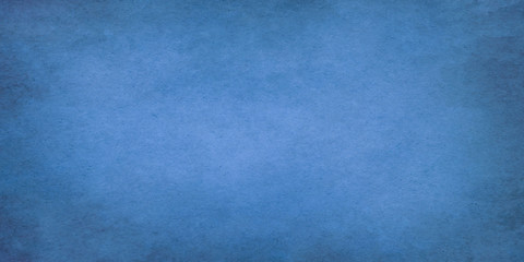 Blue wide grunge effect texture.