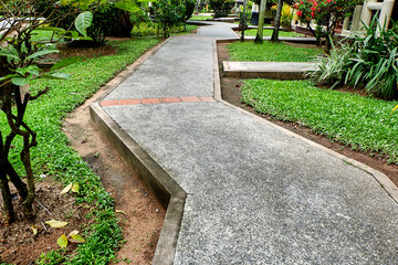 Sidewalk in the Park