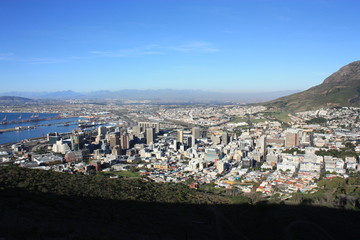Vue Signal Hill Cape Town Afrique du Sud