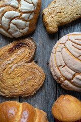Set of mexican sweet bread