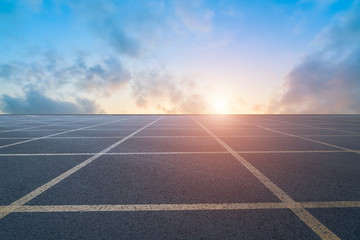 Road and Sky Landscape..