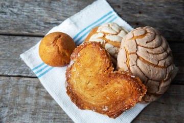 Set of mexican sweet bread