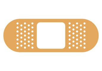 Medical bandage icon vector eps10. bandage flat icon isolated on white.