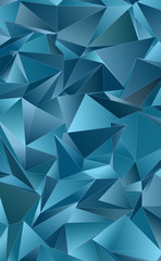 Obraz premium Abstract Low-Poly background. triangulated texture. Design 3d. Polygonal geometrical pattern. Triangular modern style