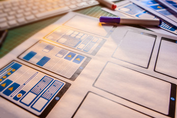 Workplace graphic designer. Website creation for mobile devices. Mobile application development for the phone. web ux