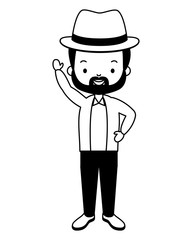 man character cartoon