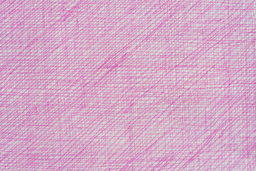 Fototapeta premium magenta crayon pattern on white paper background texture