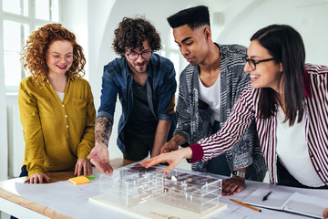 Working hard to reach their creative goals together