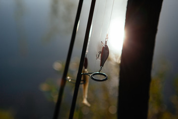 Fishing gear in the sun