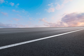 Road and Sky Landscape..