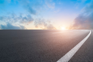 Road and Sky Landscape..