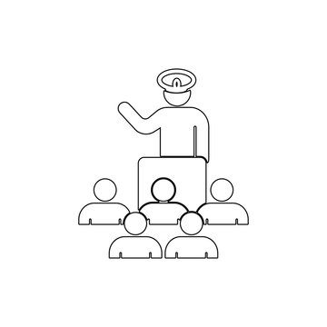 recommend clip art: general, soldiers, military outline icon. Can be used for web, logo, mobile app, UI, UX