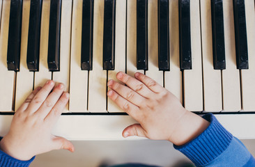 piano playing