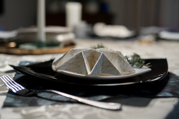 elegant table setting