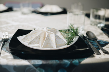 elegant table setting