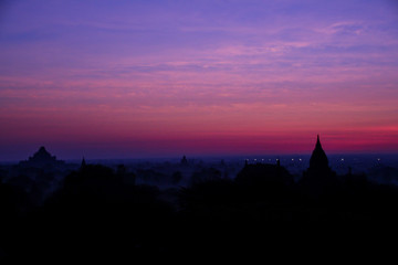 Obraz premium Sunrise in Myanmar