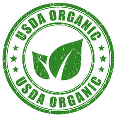 Usda organic green stamp