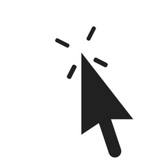 Cursor, pointer, arrow. Simple thin line icon, outline vector of Arrow icons for UI and UX, website or mobile application. 