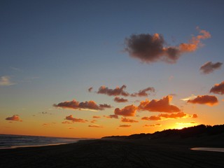 Nubes al atardecer