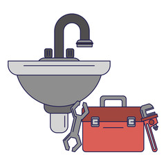 Woman face head silhouette blue lines