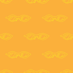 Eyeglasses seamless pattern