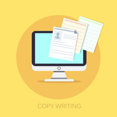 Documents  icon - vector copy documents Illustration isolated for graphic and web design with copy writing