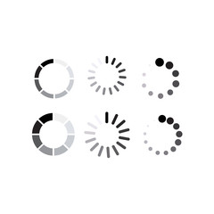 Load icon vector. Set icon buffer and loading symbol