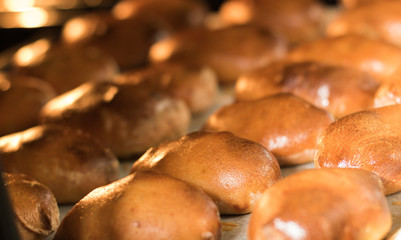 Fresh Collection of Festive Delicious Pastries. Copy Space Background.
